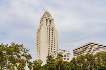 Fototapeta na wymiar Exterior view of the city hall