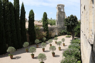 Jardin du palais ducal d'Uzès