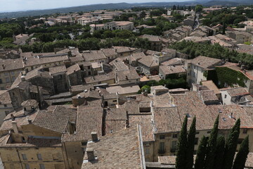 Vue des toits d'Uzès