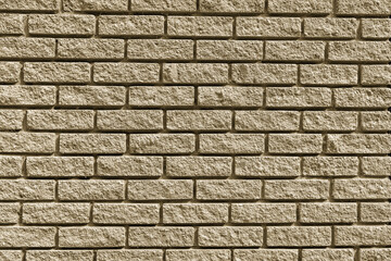The texture of the plaster is an imitation of brickwork, background.