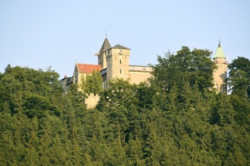 Fototapeta na wymiar Zamek Leśna Skała w Szczytnej na Dolnym Śląsku