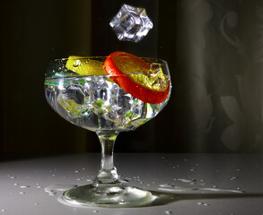 Aperitif is an alcoholic beverage usually served before a meal to stimulate the appetite, and is usually dry rather than sweet include vermouth and white wine, fizz drinks  as Campari, martinis, G&Ts 