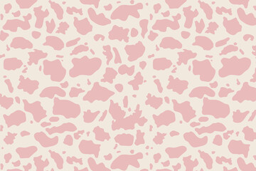 Strawberry cow pattern.  Cowhide animal print digital pattern.