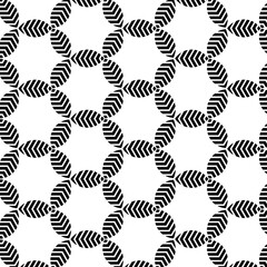 Black and White graphic pattern abstract vector background.