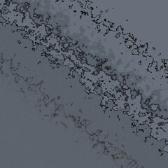 Illustration of abstract black particles on gray background