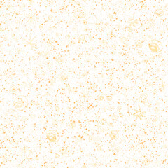 Hand Drawn red Snowflakes Christmas Seamless Patte