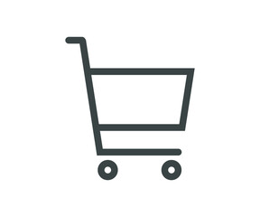 market cart line icon for website, app, user interface	