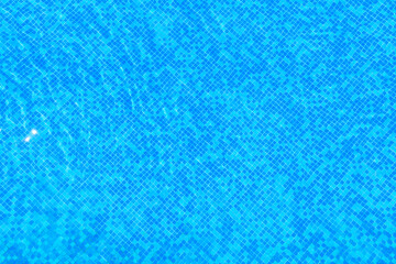 Background of the turquoise water in swimming pool