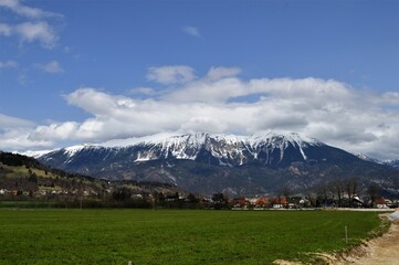 Naklejka premium Alpes Julianos, Bled