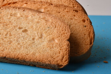 Crunchy Rusk or Toast for healthy life.