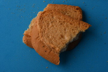 Crunchy Rusk or Toast for healthy life.