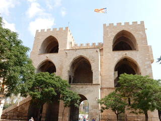 Old City Gates Valencia Spain