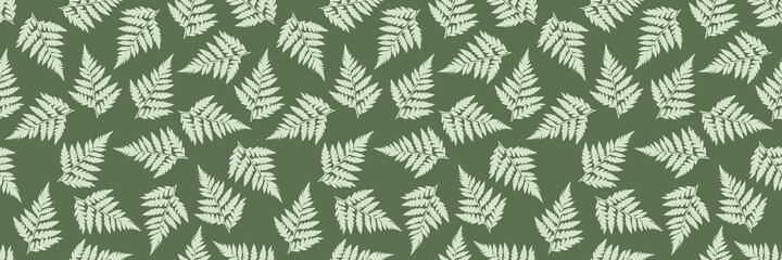 Naklejka na ściany i meble Seamless botanical background. Pattern for paper, cover, fabric, interior design. Material look for dresses, blouses, skirts, ottomans. 