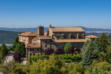 Monastery San Salvador de Leyre, Navarre, Spain.