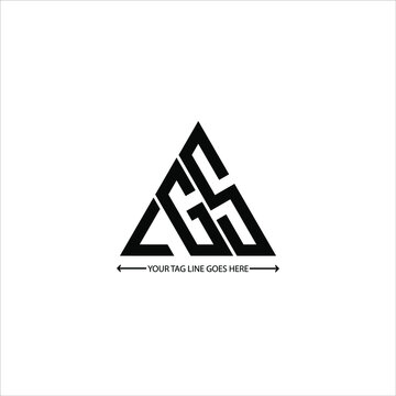 LGS letter logo creative design. LGS unique design
