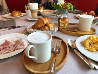 breakfast with coffee