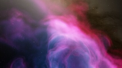nebula gas cloud in deep outer space
