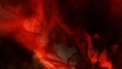 nebula gas cloud in deep outer space
