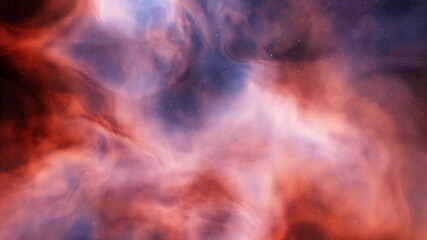 nebula gas cloud in deep outer space