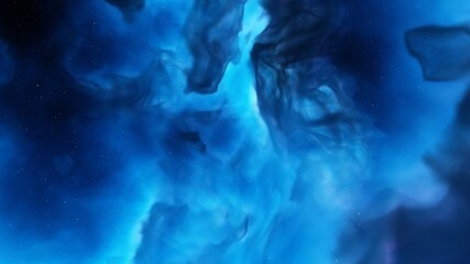 nebula gas cloud in deep outer space