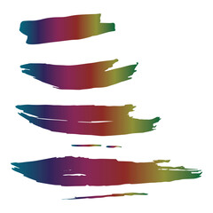 Obraz premium Colorful Brushes Background. Watercolor Design. Grungy Creative. Stroke Design. Ink Japanese. Brushstroke Background. Grungy Scratch. Paintbrush Design. Grungy Handwritten.