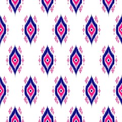 seamless pattern Ikat pattern Ethnic Textile geometric aztec American fabric African tribal motif mandalas native boho bohemian carpet india Asia 