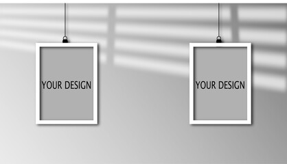 two wallframe mockup