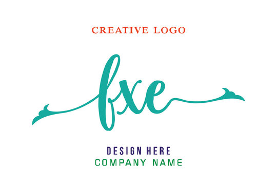 FXE lettering logo is simple, easy to understand and authoritative