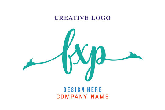 FXP lettering logo is simple, easy to understand and authoritative