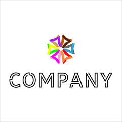 Logo design that can be customized with the company name according to your needs
