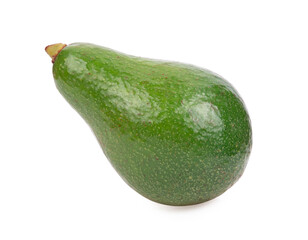 Fresh avocado isolated on white background