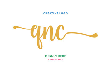 QNC lettering logo is simple, easy to understand and authoritative