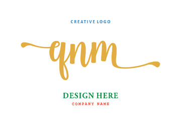 QNM lettering logo is simple, easy to understand and authoritative