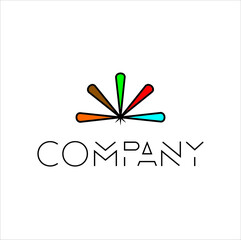 Logo design that can be customized with the company name according to your needs
