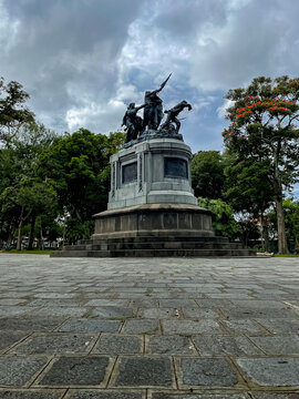 Beautiful view of the National Park Near the Morazan of  San Jose Costa Rica, 