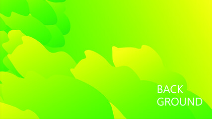 Obraz premium Green abstract background, graphic, Minimal Texture, cover design, flyer template, banner