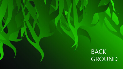 Green abstract background, graphic, Minimal Texture, cover design, flyer template, banner