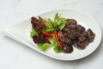 Grilled beef cubes