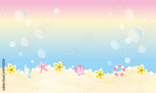 夏の青いリゾート 背景イラスト Abstract Wall Mural Abstra ヨーグル 夏の青いリゾート 背景イラスト Abstract Wall Mural Abstra ヨーグル
