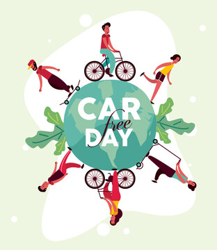 car free day template