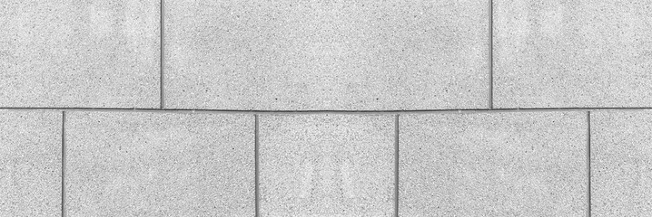 Naklejka premium Panorama of Polished Granite Floor Tiles white texture and background seamless