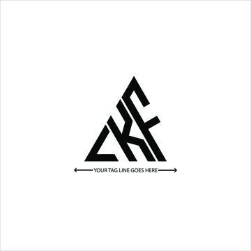 LKF letter logo creative design. LKF unique design