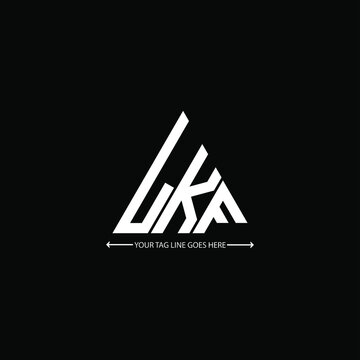 LKF letter logo creative design. LKF unique design