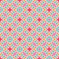 ethnic floral seamless pattern with ornamentethnic flower seamless pattern with ornamentEthnic flower seamless pattern with ornament