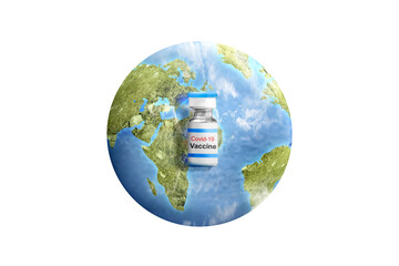 Earth and covid 19 vaccines