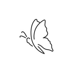 Butterfly icon logo vector design