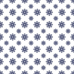 seamless pattern with snowflakes