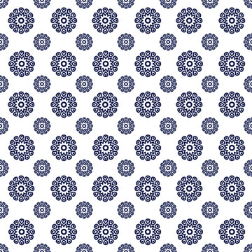 seamless pattern with flowers