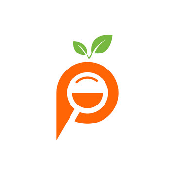 fruits orange logo vektor