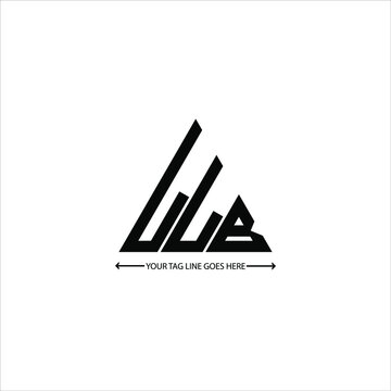 LLB letter logo creative design. LLB unique design
